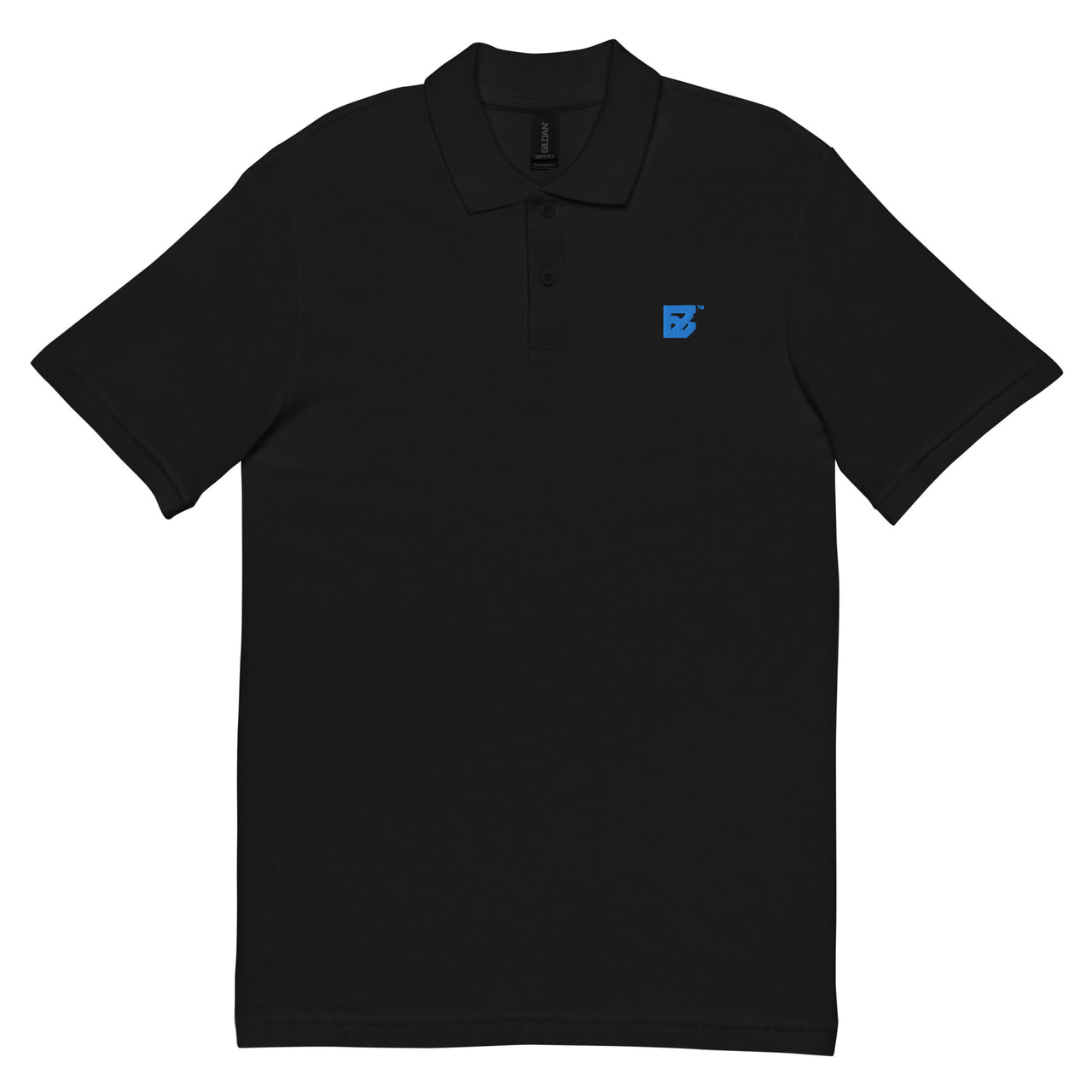BLAZEMENT Simple Logo Unisex Pique Polo Shirt