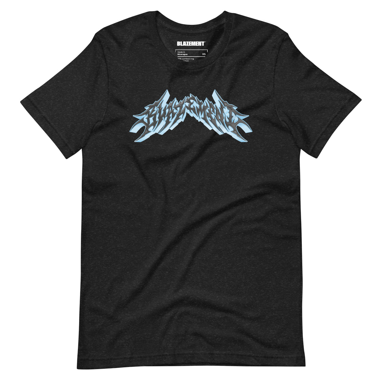BLAZEMENT Rise Blue Metal Cotton T-Shirt
