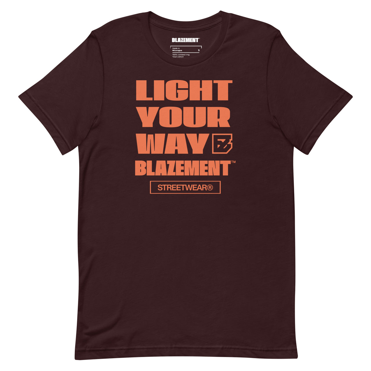 BLAZEMENT LIGHT YOUR WAY OX BLACK T-SHIRT