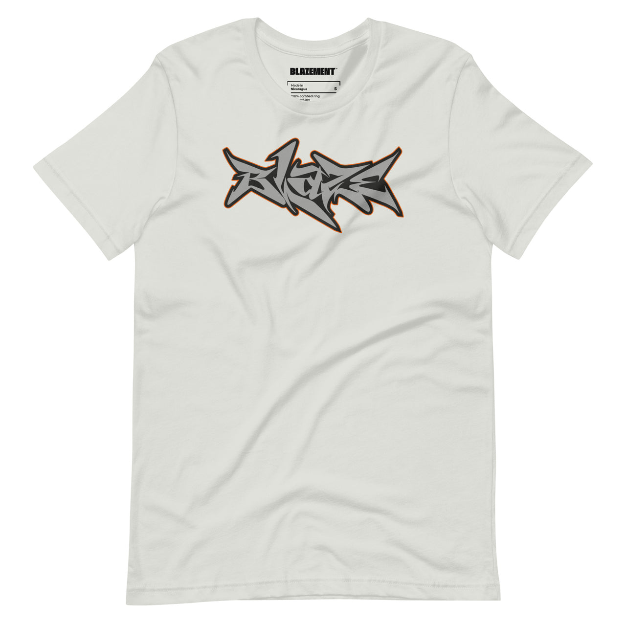 BLAZEMENT METAL BLAZE ICONIC SILVER T-SHIRT