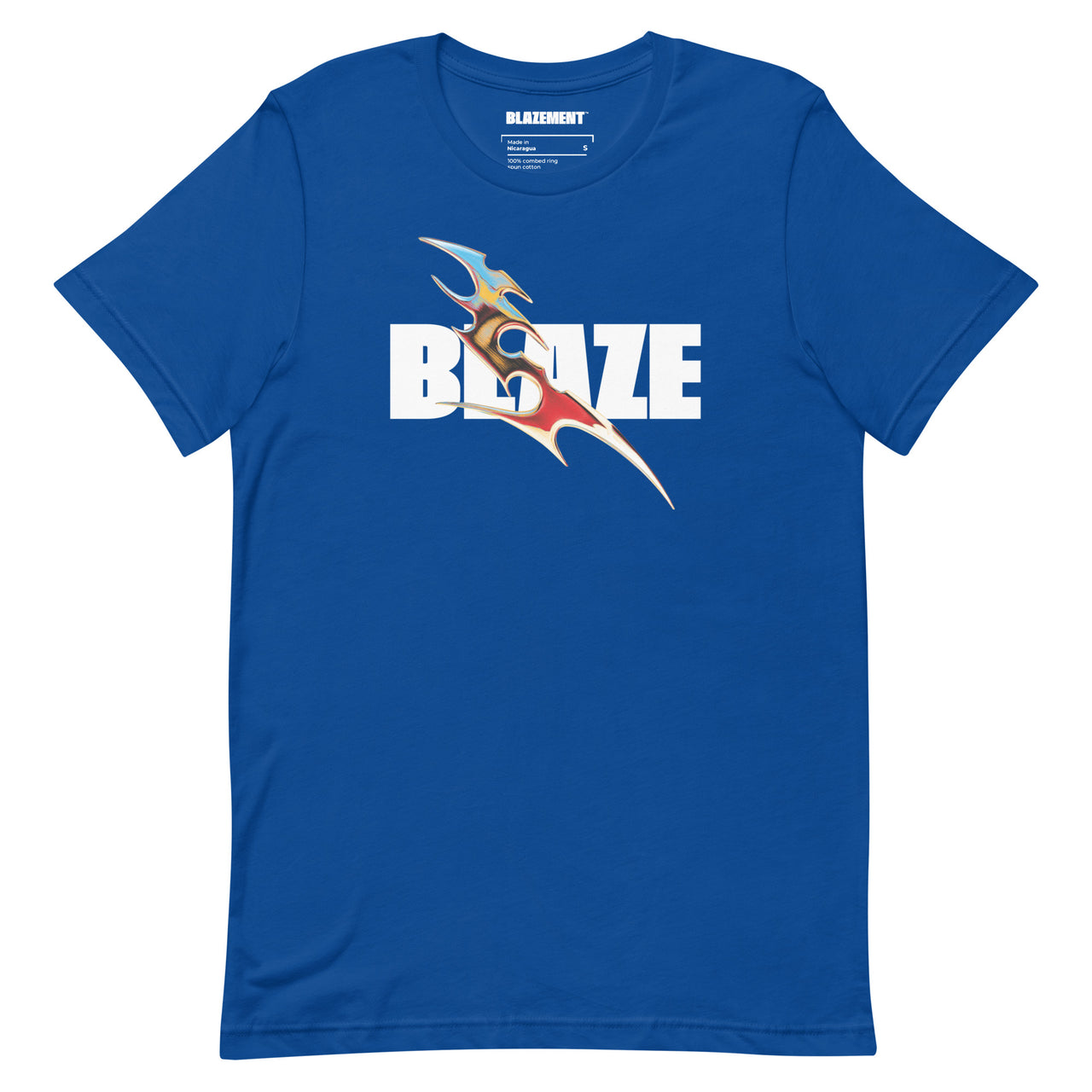 BLAZEMENT STRIKEDOWN TRUE ROYAL T-SHIRT