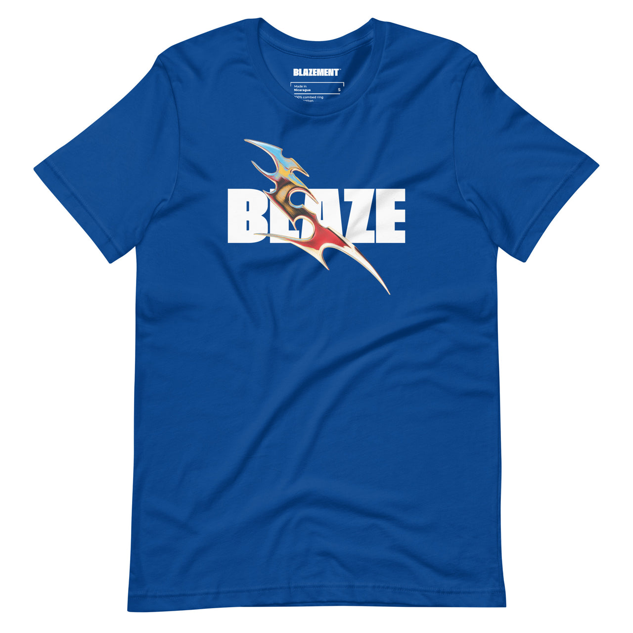 BLAZEMENT STRIKEDOWN TRUE ROYAL T-SHIRT