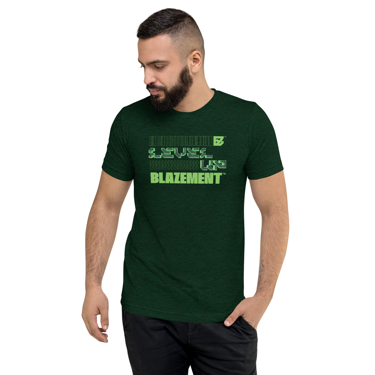 BLAZEMENT Level Up Tri-Blend T-Shirt